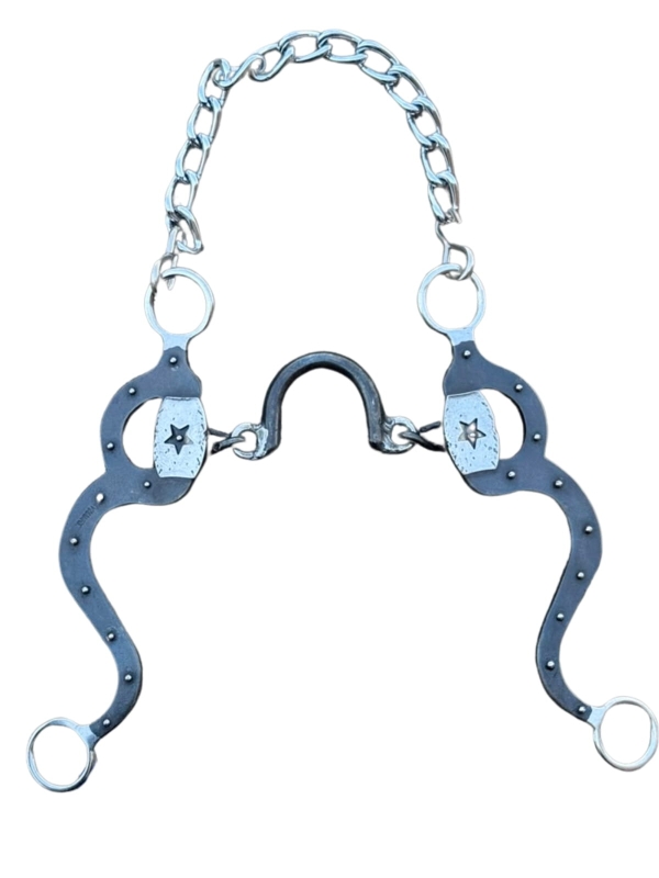 Freio Tommy Blessing 25mm com Corrente Vinagre para Cavalo