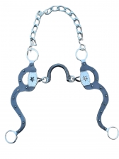 Freio Tommy Blessing 25mm com Corrente Vinagre para Cavalo