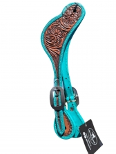 Correia De Espora Floral Turquesa Boots Horse