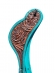 Correia De Espora Floral Turquesa Boots Horse