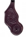 Correia de Espora Boots Horse Couro Marrom Bordada