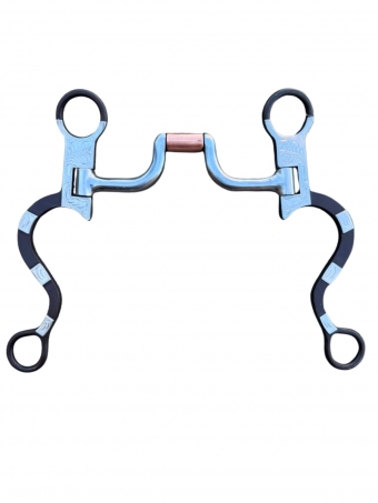 Freio Cowboy Tack Hinged Square Bocal Quadrado