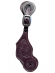Correia de Espora Boots Horse Couro Marrom Bordada