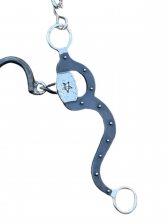 Freio Tommy Blessing 25mm com Corrente Vinagre para Cavalo