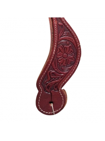 Correia de Espora Boots Horse  Marrom Floral